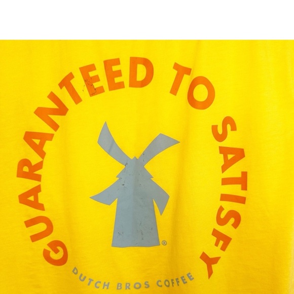 Dutch Bros NWT BRAND NEW IN PACKAGE Yellow "Guaranteed To…"
LARGE+XXL RARE 2X - Picture 4 of 10